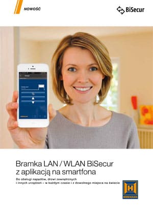 BRAMKA LAN  WLAN Bi Secur z aplikacją na smartfona