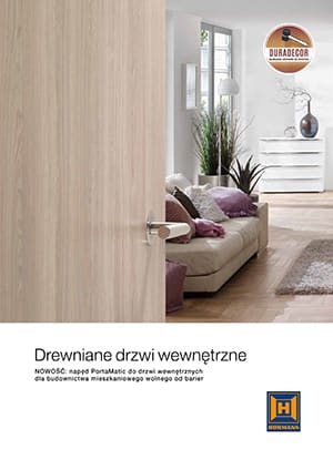 Drewniane drzwi wewnętrzne