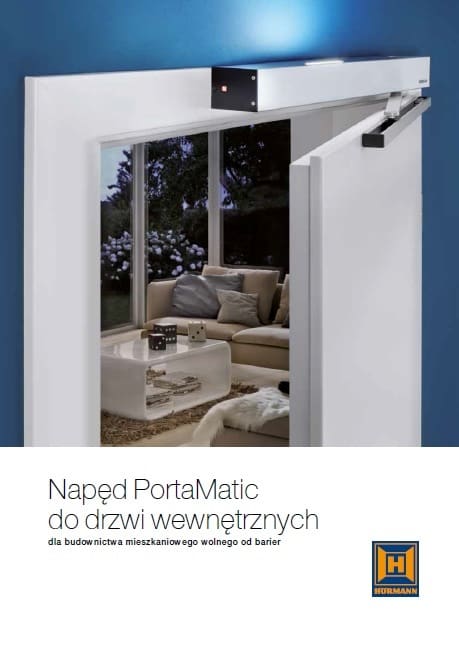 Napęd PortaMatic do drzwi wewnętrznych